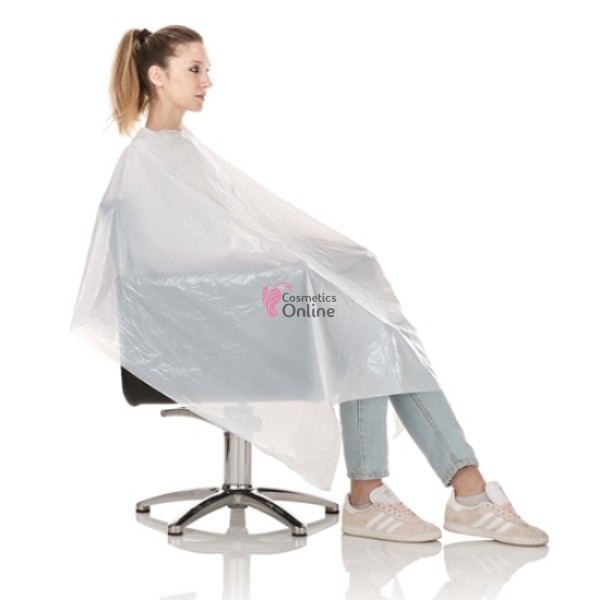 Pelerine albe pentru vopsit / tuns 50 bucati, 100 x 150 cm, Athina, art 1904